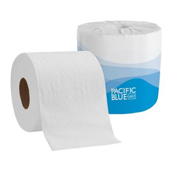 Pacific Blue Select Standard Roll Embossed 2-Ply Toilet Paper By GP Pro, 40/CT