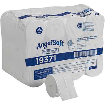 Georgia Pacific&#174; Professional Compact&#174; Premium Embossed Toilet Paper, Coreless, 2-Ply, 750 Sheets, 36 Rolls/CT