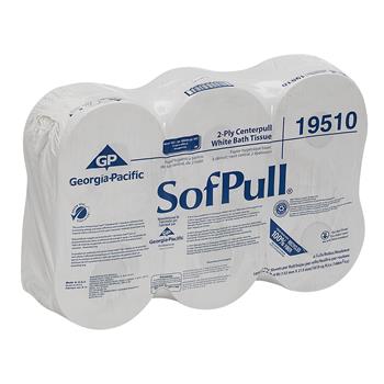 Georgia Pacific Professional High Capacity Center Pull Toilet Paper, 2-ply, 1000 Sheets/Roll, 6 Rolls/CT