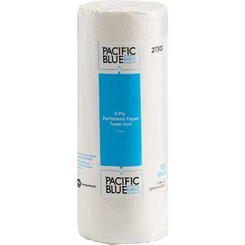 Pacific Blue Select Perforated Roll Paper Towel, 2-Ply, White, 100 Sheets