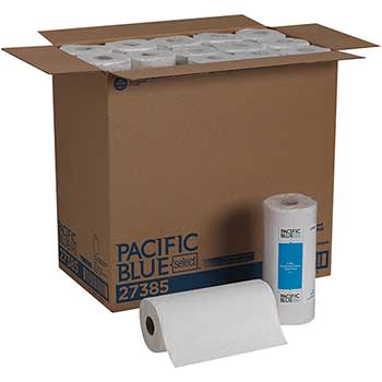 Pacific Blue Select Perforated Roll Paper Towel, 2-Ply, White, 85 Sheets, 30 Rolls/CT