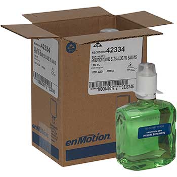 enMotion Gen2 Moisturizing Foam Hand Sanitizer Dispenser Refill, Fragrance Free, 1,000 mL Bottle, 2/CT