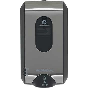 enMotion Gen2 Automated Touchless Soap &amp; Sanitizer Dispenser, 6.54”W x 4.00&quot;D x 11.72”H, Stainless Finish