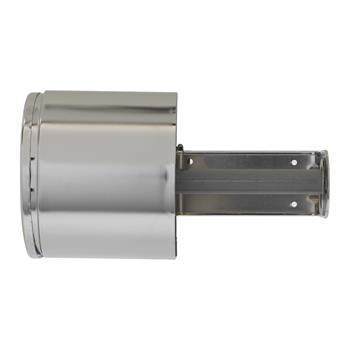 Georgia Pacific 2-Roll Covered Side-by-Side Standard Roll Toilet Paper Dispenser, Key Lock, 4.5 in, Chrome
