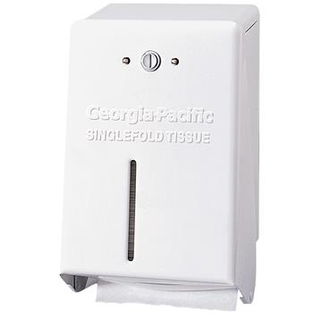 Georgia Pacific Interfold Toilet Paper Dispenser, White