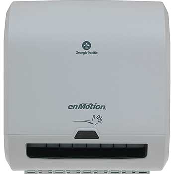 enMotion Impulse&#174; 1-Roll Automated Touchless Paper Towel Dispenser, 8&quot;, 12.70”W x 8.58”D x 13.80”H, Gray