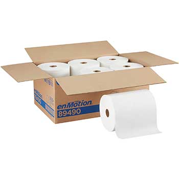 Georgia Pacific&#174; Professional Recycled Paper Towel Roll, 800&#39;, White, 6 Rolls/CT