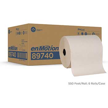 Georgia Pacific Professional Flex Recycled Paper Towel Roll, 550&#39;, Brown, 6 Rolls/CT