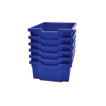 Gratnells Deep F2 Tray, Royal Blue, 6/Pack