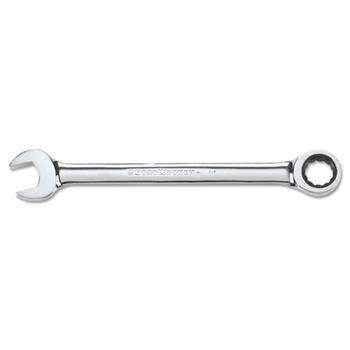 GearWrench GearWrench Ratcheting Combo Wrench, 11.4&quot; Long, 7/8&quot; Opening, Chrome Finish