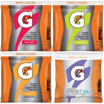 Gatorade Thirst Quencher Powder Variety Pack,  Assorted Flavors, 21 oz, 32 Pouches/Carton