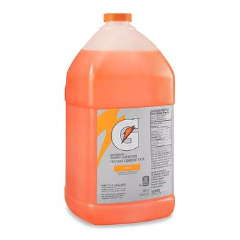 Gatorade Liquid Concentrate, Orange, One Gallon Jug, 4/Carton
