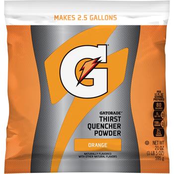 Gatorade Thirst Quencher Powder, Orange Flavor, 21 oz, 32 Pouches/Carton
