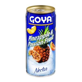 Goya Pineapple &amp; Passion Fruit Nectar, 9.6 oz, 24/Case