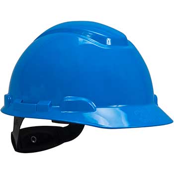 3M Hard Hat H-703R, Blue 4-Point Ratchet Suspension