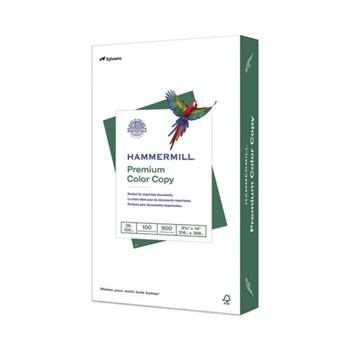 Hammermill Premium Color Copy Print Paper, 100 Bright, 28 lb Bond Weight, 8.5 x 14, Photo White, 500/Ream