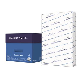 Hammermill Copy Plus Copy Paper, 92 Bright, 20 lb, 11&quot; x 17&quot;, White, 5 Reams/Carton