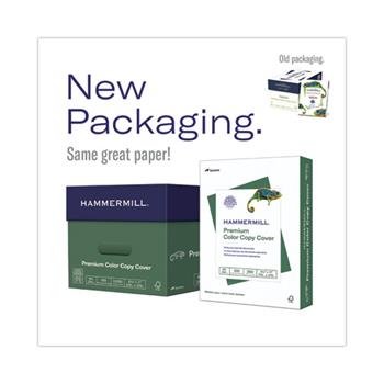 250 Sheets Premium Color Copy 80 lb Hammermill Cardstock 8.5 x 11-1 Pack