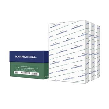 Hammermill Premium Color Copy Cover, 100 Bright, 100 lb, 18&quot; x 12&quot;, White, 250 Sheets/Pack, 3 Packs/Carton