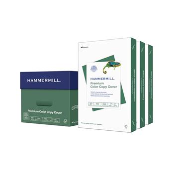 Hammermill Premium Color Copy Cover, 100 Bright, 100 lb, 17&quot; x 11&quot;, White, 250 Sheets/Pack, 3 Packs/Carton