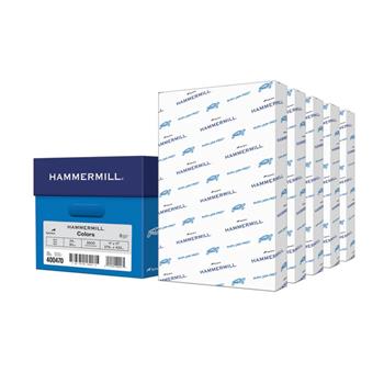 Hammermill Colors Colored Copy Paper, 24 lb, 11&quot; x 17&quot;, Gray, 500 Sheets/Ream, 5 Reams/Carton
