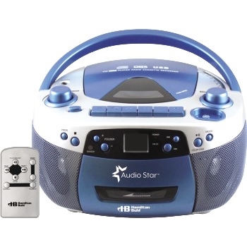 HamiltonBuhl USB, MP3, CD, Cassette &amp; AM/FM Radio Boom Box