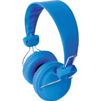 HamiltonBuhl TRRS Headset with In-Line Microphone, Blue