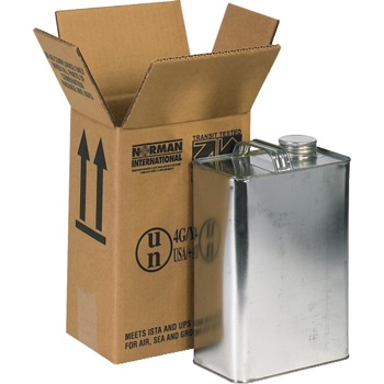 W.B. Mason Co. F-Style boxes, 1 - 1 Gallon, 6 3/4&quot; x 4 5/16&quot; x 10 3/8&quot;, Kraft, 20/BD