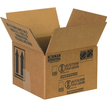 W.B. Mason Co. Paint Can boxes, 1 - 1 Quart, 5 1/8&quot; x 5 1/8&quot; x 6 3/16&quot;, Kraft, 25/BD