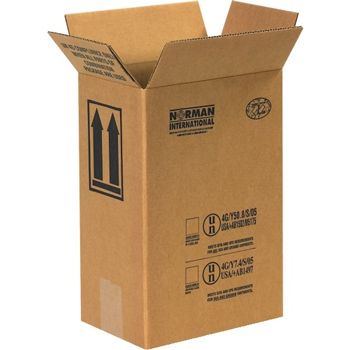 W.B. Mason Co. F-Style Paint Can boxes, 1 - 1 Gallon, 8 3/16&quot; x 5 11/16&quot; x 12 3/8&quot;, Kraft, 20/BD