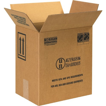 W.B. Mason Co. F-Style Paint Can boxes, 2 - 1 Gallon, 11 3/8&quot; x 8 3/16&quot; x 12 3/8&quot;, Kraft, 20/BD