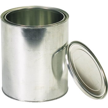W.B. Mason Co. Paint Can, 1 Gallon, Silver, 36/CT