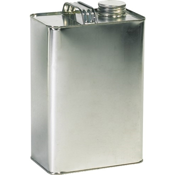 W.B. Mason Co. F-Style Can, 1 Gallon, Silver, 40/CT