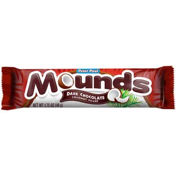 Mounds Candy Bars, 36/BX