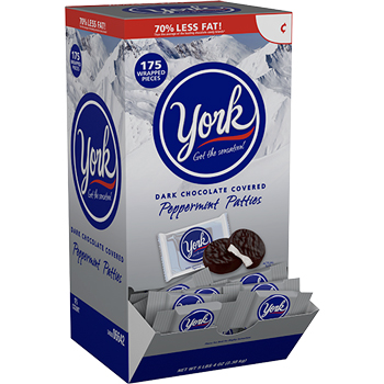 York&#174; Peppermint Pattie Box, 0.48 oz., 175/BX