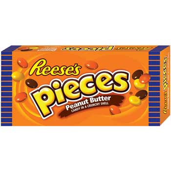 Reese&#39;s Pieces&#174; Peanut Butter Candy, Concession Box, 4 oz., 12/CS