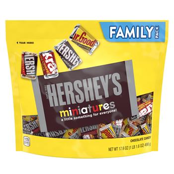 Hershey&#39;s Miniatures Chocolate Candy Assortment, 17.6 oz