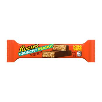 Reese&#39;s Crunchy Peanut King Size Bar, 3.2 oz, 18/Box