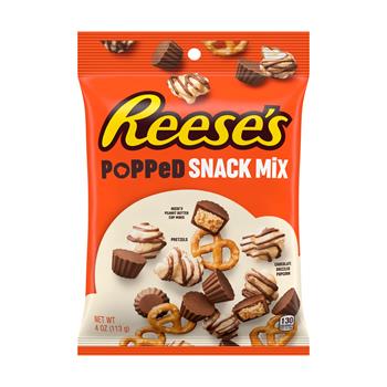 Reese&#39;s Popped Snack Mix, 4 oz Peg Bag, 12/Case