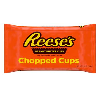 Reese&#39;s Reeses Peanut Butter Cups Chopped Ice Cream Topping, 5 lb., 4/CS