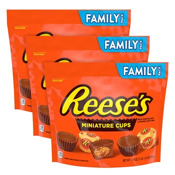 Reese&#39;s Peanut Butter Miniatures, 17.6 oz, 3/Pack