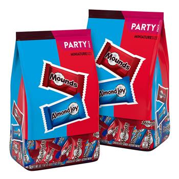 Almond Joy Miniatures Candy Party Pack, 32.1 oz, 2/Pack