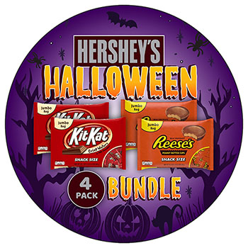 Hershey&#39;s Halloween Big Pouch Bundle, 4 Pack