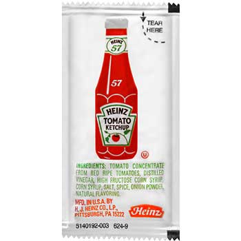 Heinz&#174; Ketchup Single-Serve Packs, 9 g., 200/CS