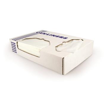 Heritage Low-Density Can Liners, 20-30 gal, .9 mil, 30 x 36, White, 200/Carton