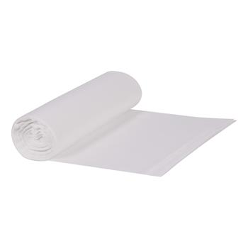 Heritage LLDPE Can Liners, 60 Gallon, 38 in W x 58 in L, 0.75 Mil, White, 100/Carton
