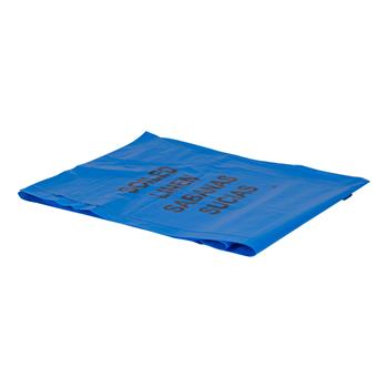 Heritage LLDPE Can Liners, 40-45 Gallon, 40 in W x 46 in L, 1.3 Mil, Blue, 100/Carton