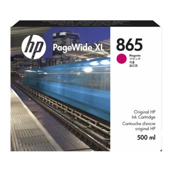 HP 865 500-ml Magenta PageWide XL Ink Cartridge (3ED83A)