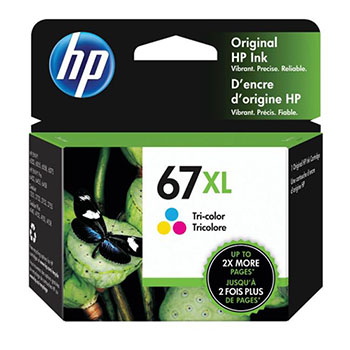 HP 67XL Ink Cartridge - Tri-color - Inkjet - High Yield - 200 Pages - 1 Each