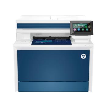 HP Color LaserJet Pro 4301fdn Multifunction Printer, Copy/Fax/Print/Scan, Blue/White